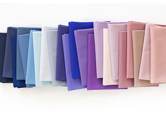 Art Gallery Fabrics Pure Solids - CRYSTALLIZING Edition - 22 Fat Quarter Bundle