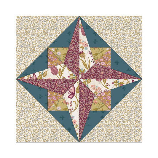 Digital Download PERSEUS FPP Foundation Block for 6", 8" 10" - Printable Papers